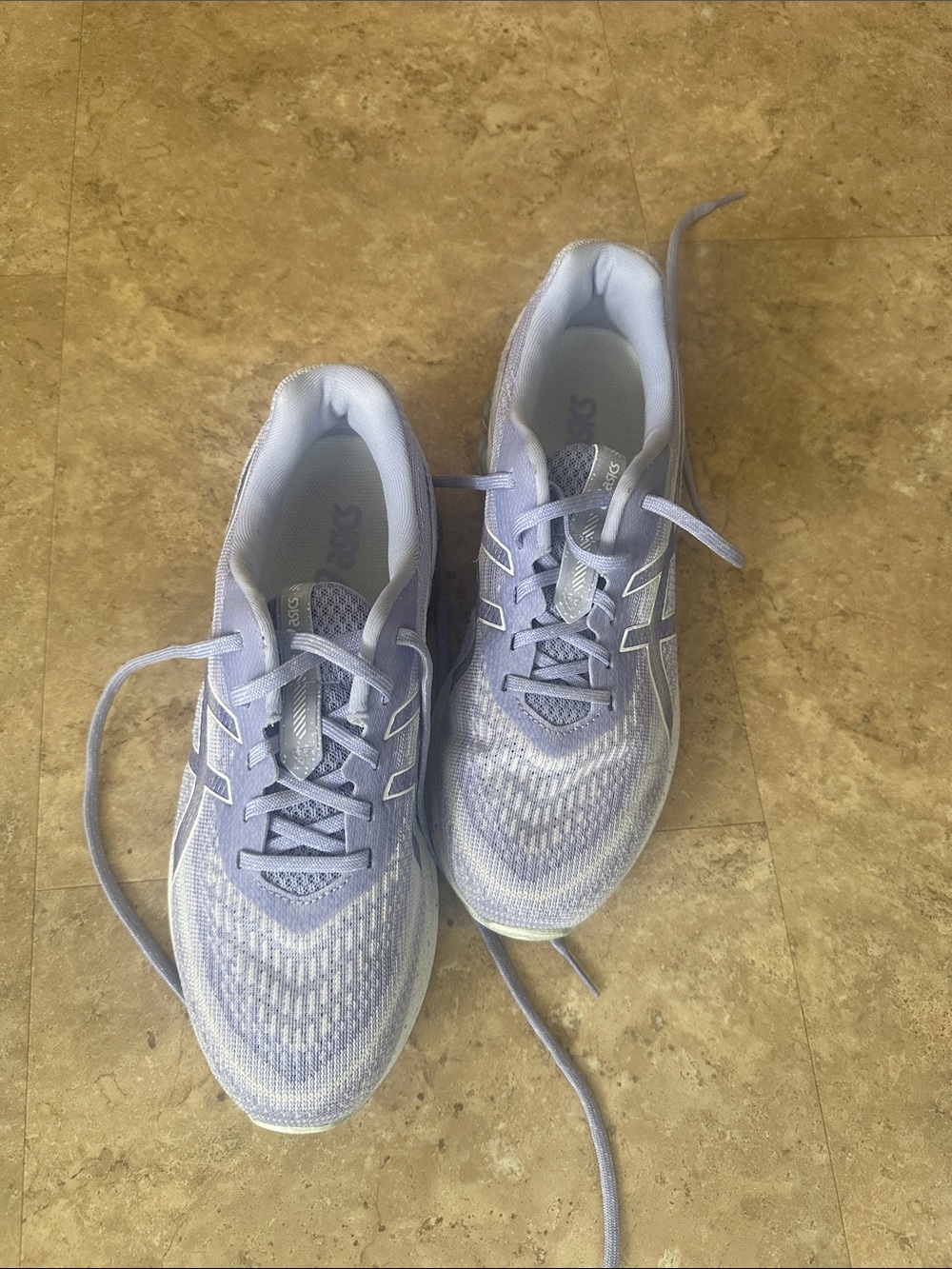 Asics Light Lavender Running Sneakers